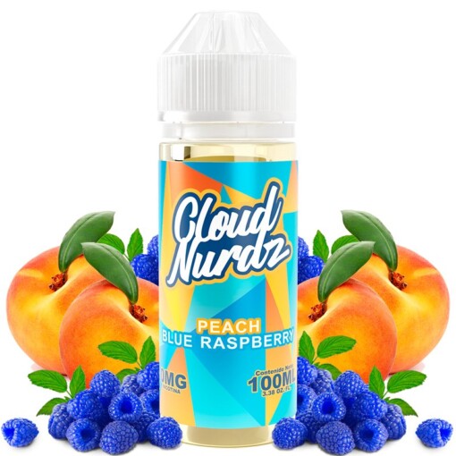 Cloud Nurdz - Peach Blue Raspberry - 100ml