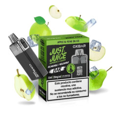 Desechable Just Juice Oxbar Refillable Pod Apple & Pear On Ice - vapori