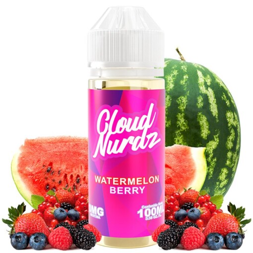 líquidos de vaper Cloud Nurdz - Watermelon Berry - 100ml - vapori