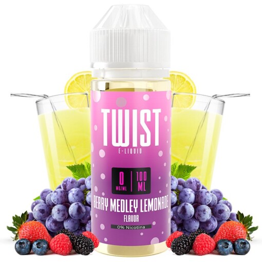 líquidos de vaper Twist E-liquids - Berry Medley Lemonade - 100ml - vapori
